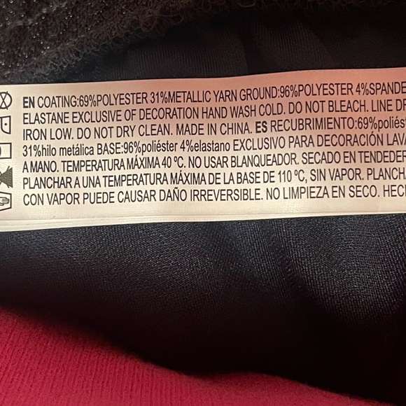 Shimmery sweatpants black and white - Picture 7 of 9